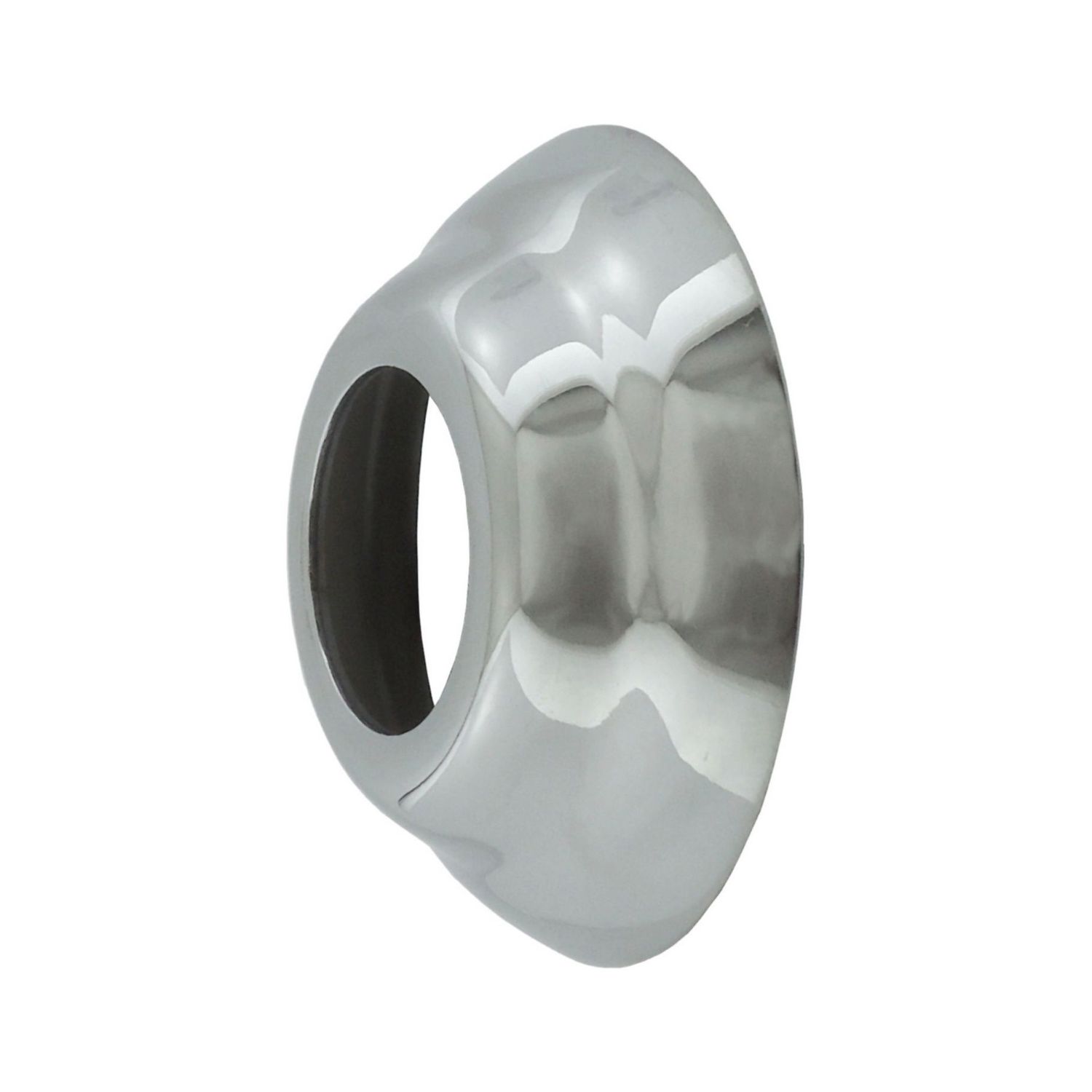 Shank Flange, Stainless, Polished Finish