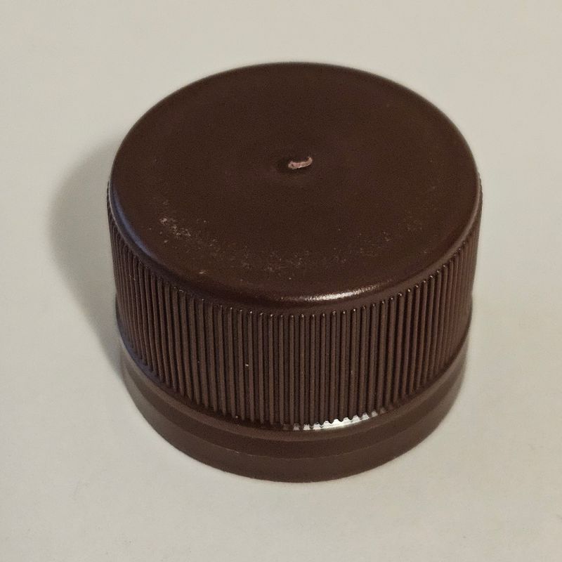 Brown PET Bottle Caps (28mm)