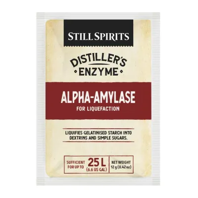 Still Spirits Distiller's Enzyme Alpha-Amylase, 12g Still Spirits Distiller's Enzyme Alpha-Amylase, 12g