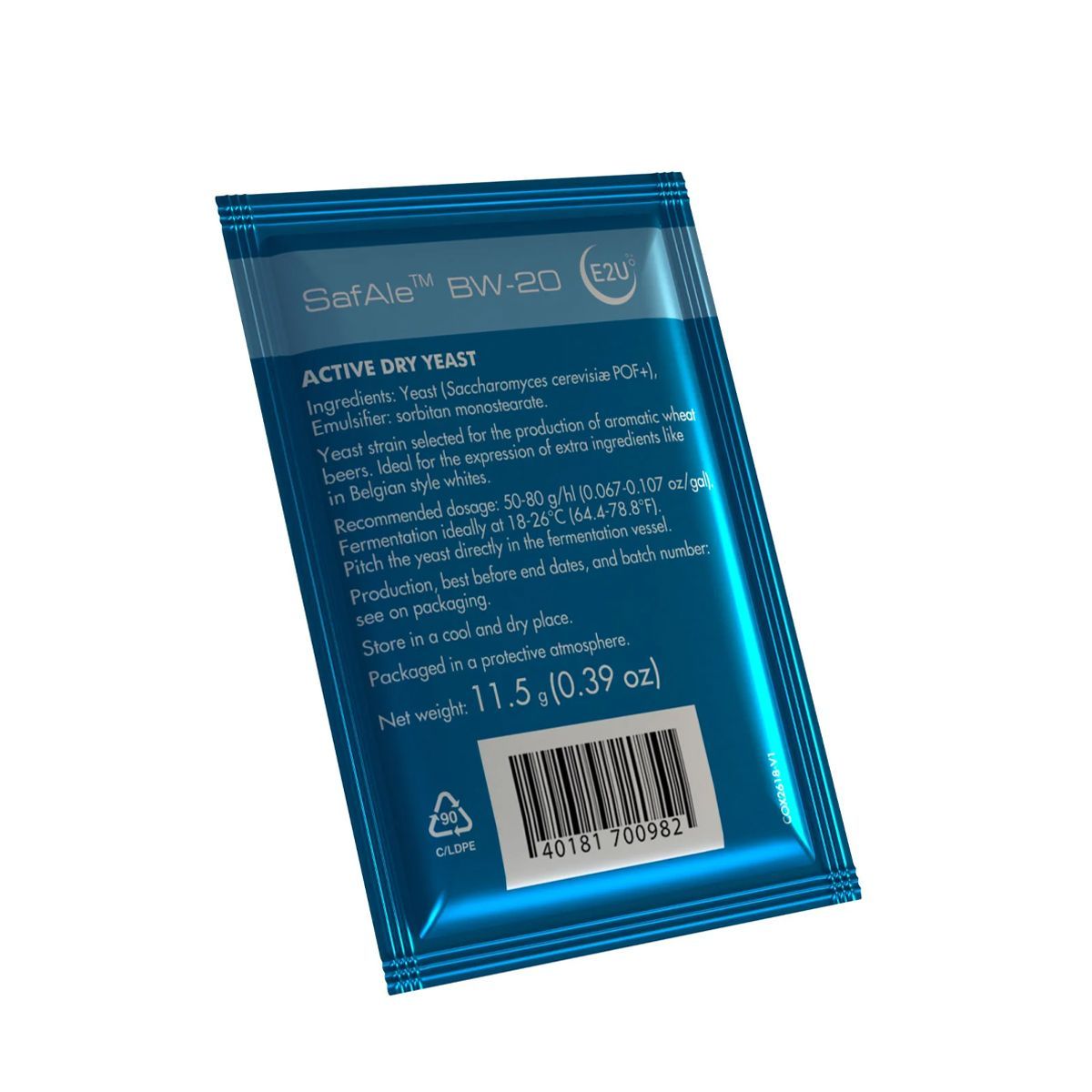SafAle BW-20 Dry Yeast, 11.5g