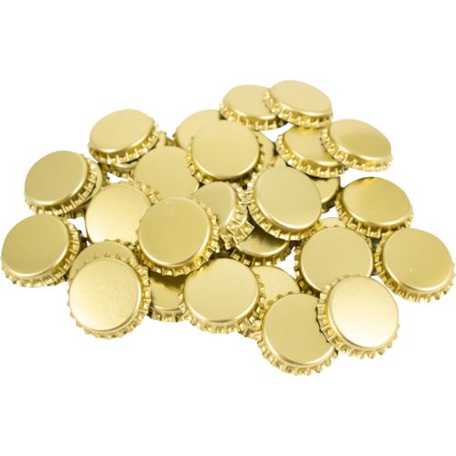 Crown Caps Gold, 29mm - 50 Count