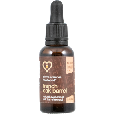 Aroma Sciences | French Oak Barrel Liquid Extract | Medium Toast | Natural Evaporated Oak Extract | 1 oz | 30mL Aroma Sciences | French Oak Barrel Liquid Extract | Medium Toast | Natural Evaporated Oak Extract | 1 oz | 30mL