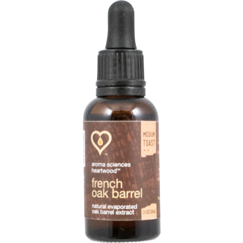 Aroma Sciences | French Oak Barrel Liquid Extract | Medium Toast | Natural Evaporated Oak Extract | 1 oz | 30mL