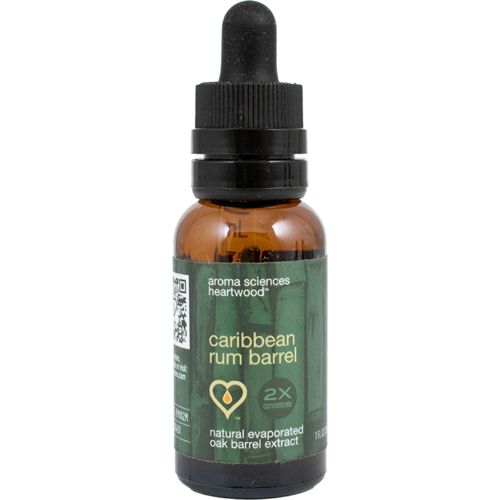 Aroma Sciences | Caribbean Rum Barrel Liquid Extract | Double Concentrated | Natural Evaporated Oak Extract | 1 oz | 30mL