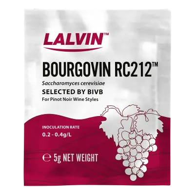 Lalvin Bourgovin RC 212 Dry Wine Yeast, 5g