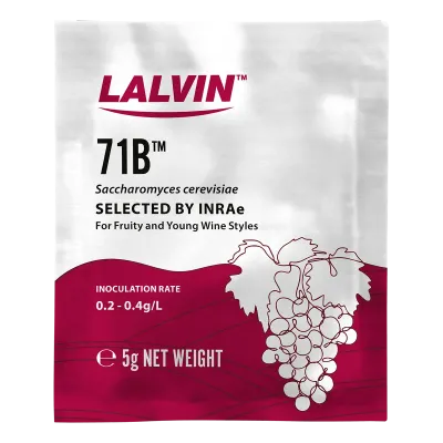 Lalvin 71b-1122 Dry Wine Yeast, 5g