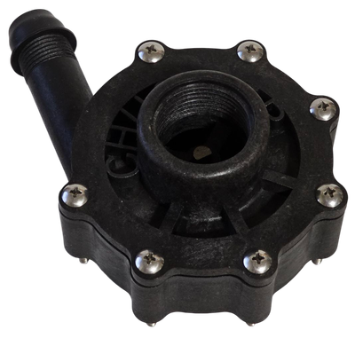 CHUGGER MAX Polysulfone Pump Replacement Head. Center Inlet 1" FPT x 1/2" MPT Outlet