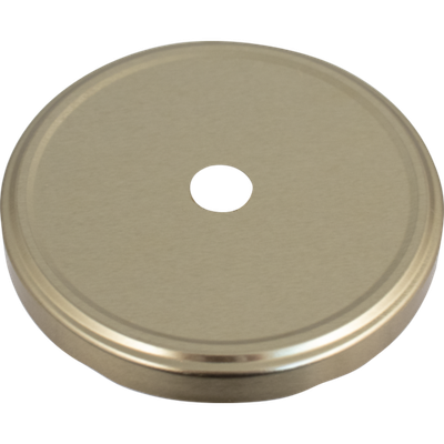 Lug Finish Metal Lid w/ Airlock Hole - 100 mm