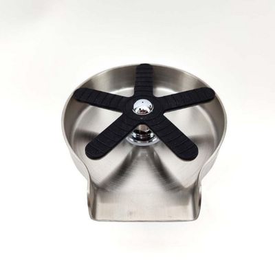 Glass Rinser | Push Activated Cup Washer | Stainless Steel