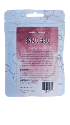 CellarScience Enzo Red | Enzyme Blend for Red Wine, 2oz