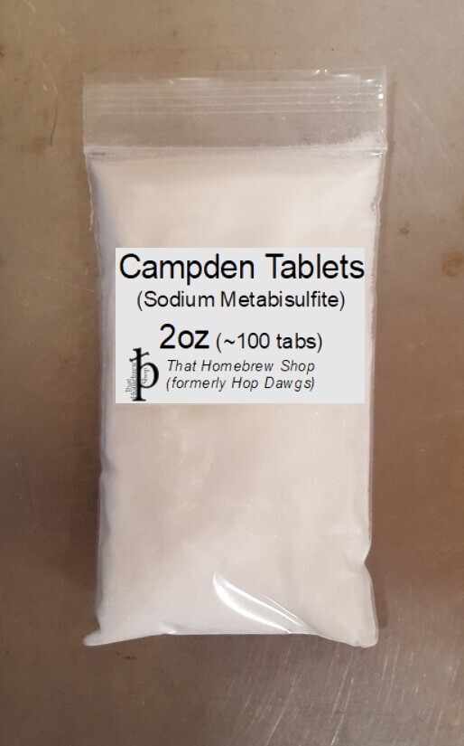Campden Tablets (Sodium Metabisulphite) - 2oz Campden Tablets (Sodium Metabisulphite) - 2oz