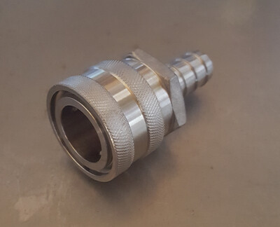 QD Female x 1/2" Barb