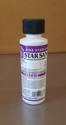 Star San Sanitizer - 4oz ** DISCONTINUED ** Star San Sanitizer - 4oz ** DISCONTINUED **