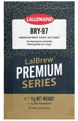 LalBrew BRY-97 American West Coast Ale Dry Yeast, 11g LalBrew BRY-97 American West Coast Ale Dry Yeast, 11g