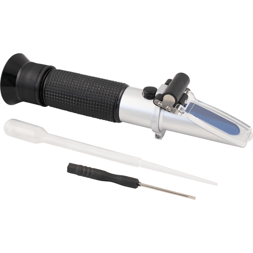 Dual Scale Refractometer w/ ATC & LED Light Dual Scale Refractometer w/ ATC & LED Light