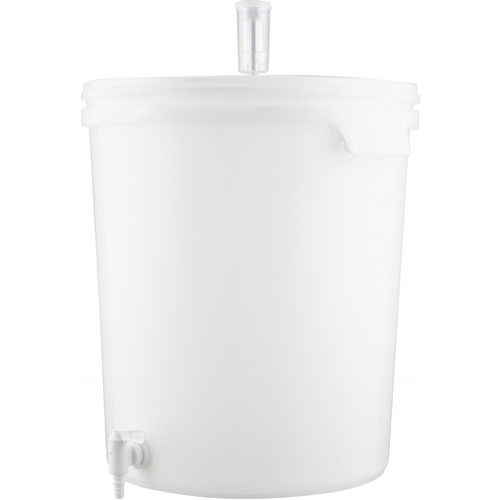 Bucket Fermentor (Polypropylene) With Spigot - 7.9 Gallons (30 L) Bucket Fermentor (Polypropylene) With Spigot - 7.9 Gallons (30 L)