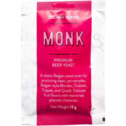 CellarScience MONK Dry Yeast, 12g CellarScience MONK Dry Yeast, 12g