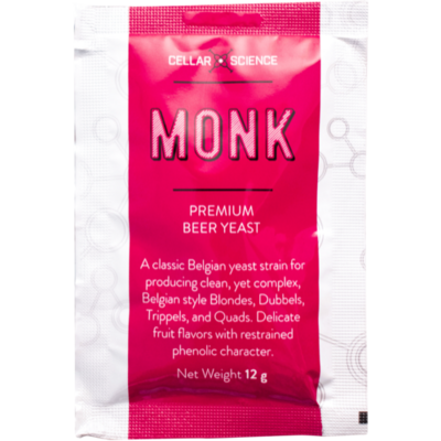 CellarScience MONK Dry Yeast, 12g CellarScience MONK Dry Yeast, 12g