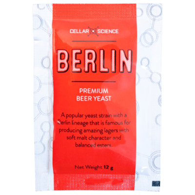 CellarScience BERLIN Dry Lager Yeast, 12g CellarScience BERLIN Dry Lager Yeast, 12g
