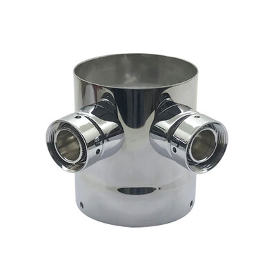 3″ Draught Beer Tower Extension, Double – SS Polished