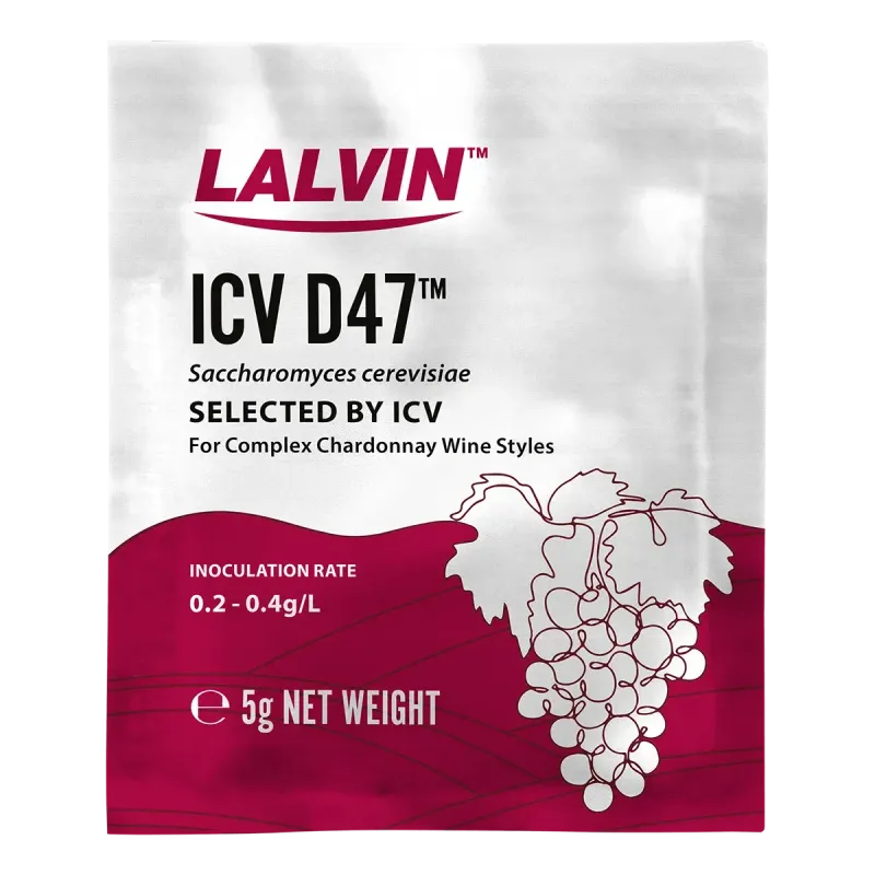 Lalvin D47 Dry Wine Yeast, 5g