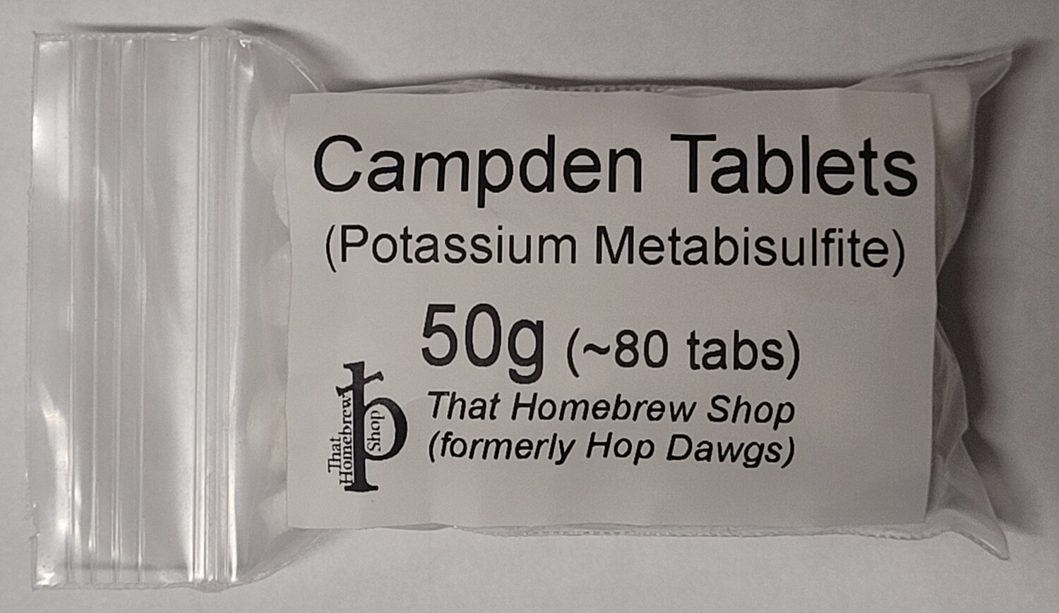 Campden Tablets (Potassium Metabisulphite) - 50g Campden Tablets (Potassium Metabisulphite) - 50g