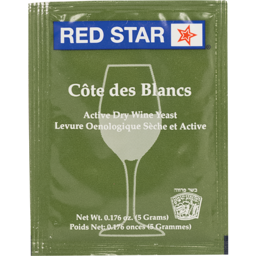 Red Star Premier Côte des Blancs Dry Wine Yeast, 5g