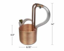 Compact Copper Immersion Chiller - 25' Compact Copper Immersion Chiller - 25'