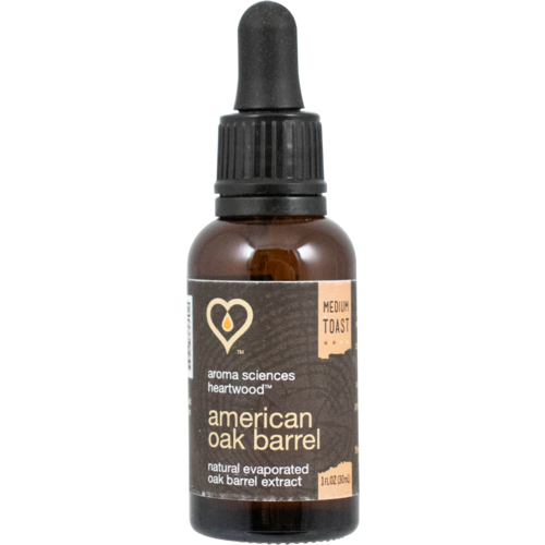 Aroma Sciences | American Oak Barrel Liquid Extract | Medium Toast | Natural Evaporated Oak Extract | 1 oz | 30mL