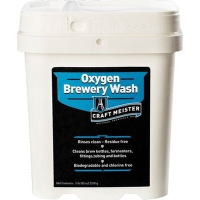Craft Meister Oxygen Brewery Wash, 5lb Craft Meister Oxygen Brewery Wash, 5lb