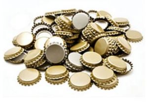 Crown Caps Gold, 29mm - 100 Count