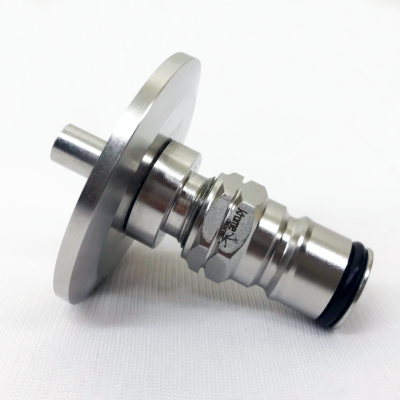 Tri Clamp Gas In Fitting, 1 1/2 Tri Clamp Gas In Fitting, 1 1/2" (Krome Dispense)