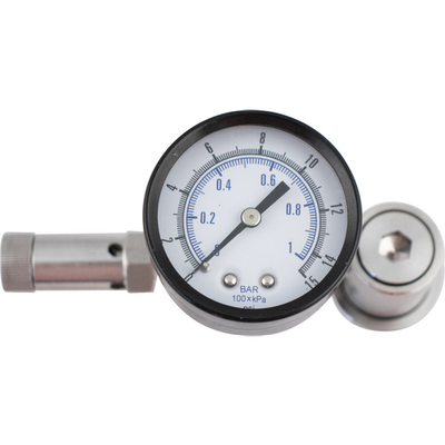 Ball Lock QD With Pressure Gauge and Adjustable PRV Ball Lock QD With Pressure Gauge and Adjustable PRV