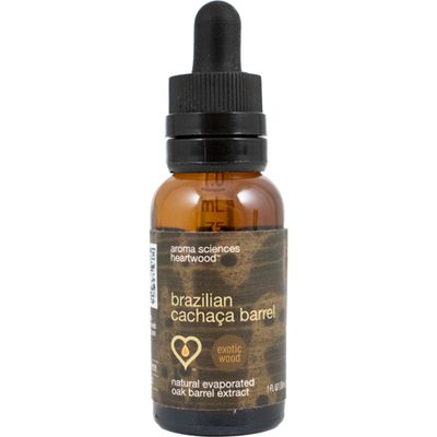 Aroma Sciences | Brazilian Cachaca Barrel Liquid Extract | Medium Toast | Natural Evaporated Amburana Cachaca Extract | 1 oz | 30mL Aroma Sciences | Brazilian Cachaca Barrel Liquid Extract | Medium Toast | Natural Evaporated Amburana Cachaca Extract | 1 oz | 30mL
