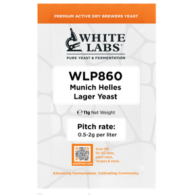 White Labs Munich Lager Dry Yeast, 11g White Labs Munich Lager Dry Yeast, 11g