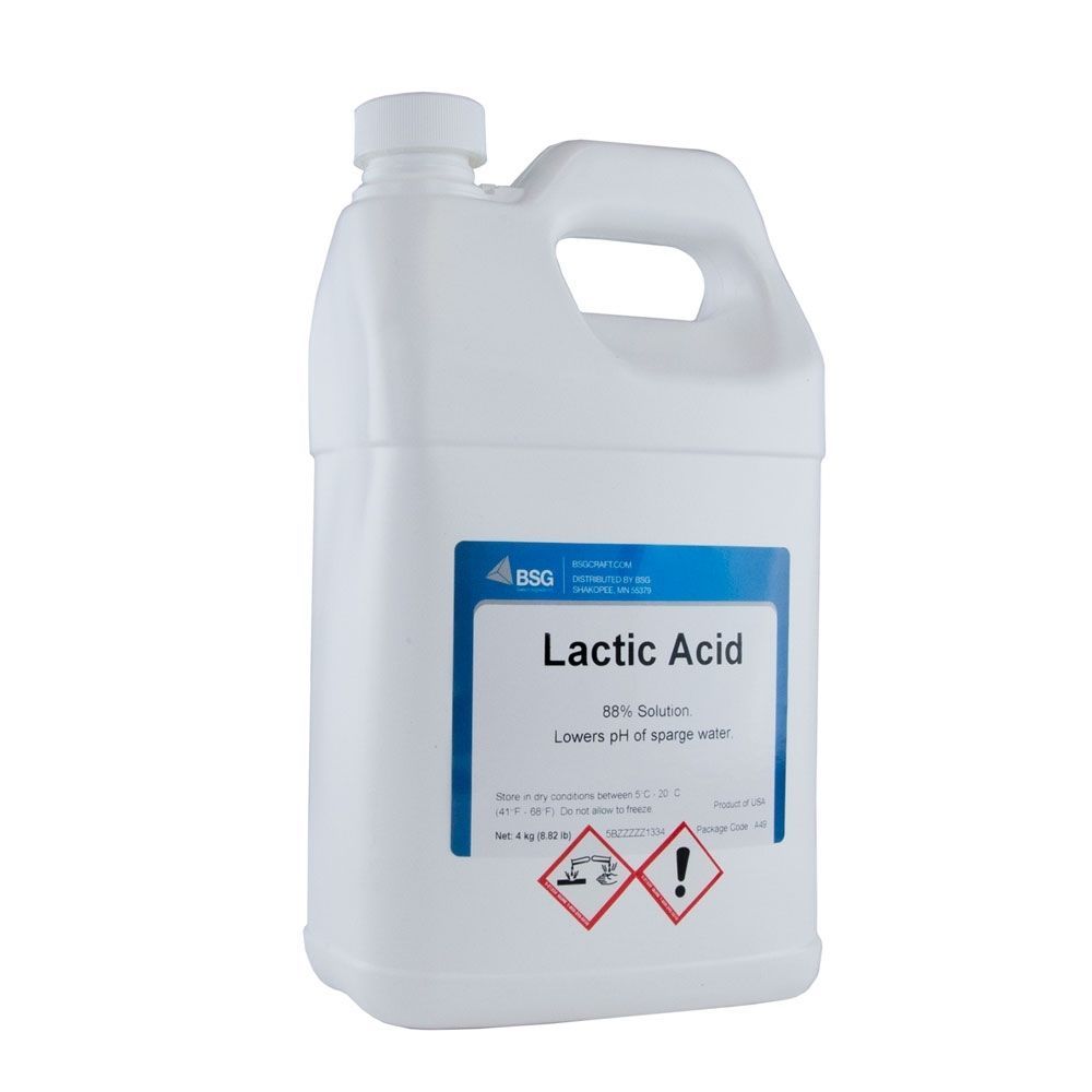 Lactic Acid 88% - 4kg Lactic Acid 88% - 4kg