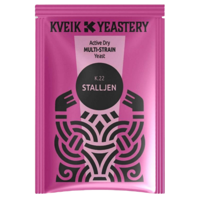 Kveik Yeastery | K.22 Stalljen | Multi-Strain Kveik Yeast | Dry Beer Yeast, 7g Kveik Yeastery | K.22 Stalljen | Multi-Strain Kveik Yeast | Dry Beer Yeast, 7g