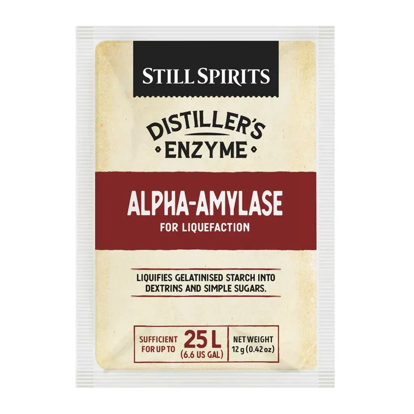Still Spirits Distiller's Enzyme Alpha-Amylase, 12g