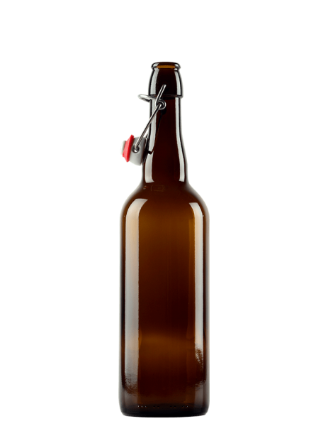 Beer Bottle | Amber Glass Bottles | Swing-Top | 750mL