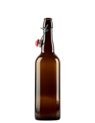 Beer Bottle | Amber Glass Bottles | Swing-Top | 750mL