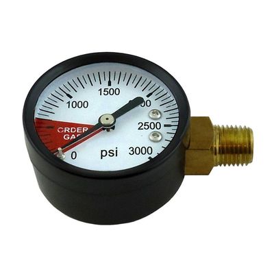 Replacement CO2 Regulator Gauge, 0-3000psi RHT