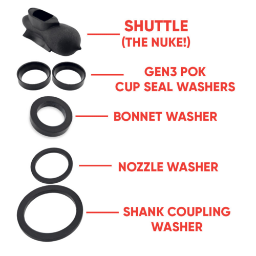 NukaTap® Beer Faucet Parts | Replacement Seal Kit for Standard NukaTap® Faucet