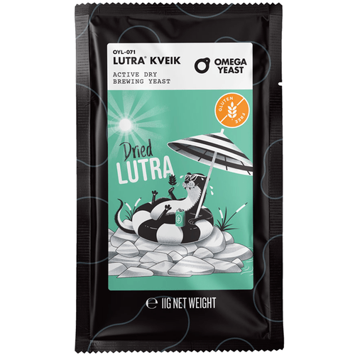 OYL071GF Dried Lutra Kveik Gluten-Free, 11g [BEST BEFORE 2026.05]