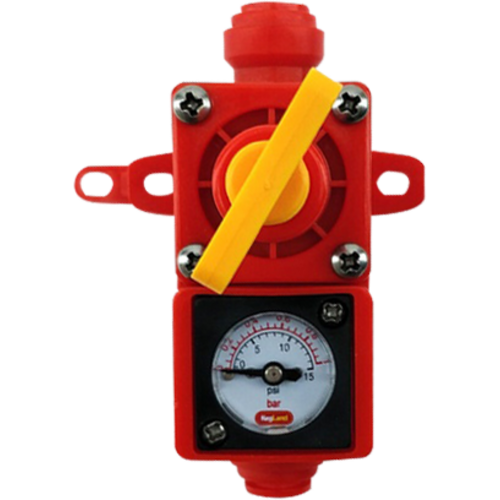 Duotight BlowTie 2 | Complete Kit | Diaphragm Spunding Valve | Built-In Pressure Gauge | 0-15 PSI | 8 mm Duotight | Duotight Ball Lock Quick Disconnect (QD)