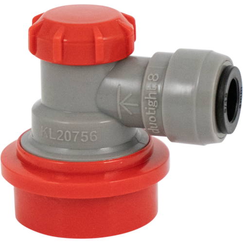 Duotight Gas In Ball Lock QD | 8 mm Push-In Fitting