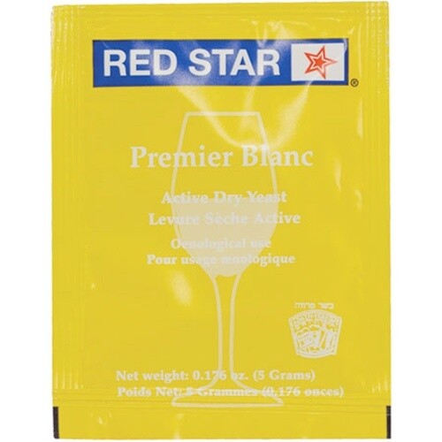 Red Star Premier Blanc Dry Champagne Yeast, 5g [BEST BEFORE 2026.04]