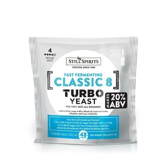 Still Spirits Turbo Yeast Classic 8, 180g [BEST BEFORE 2026.02]