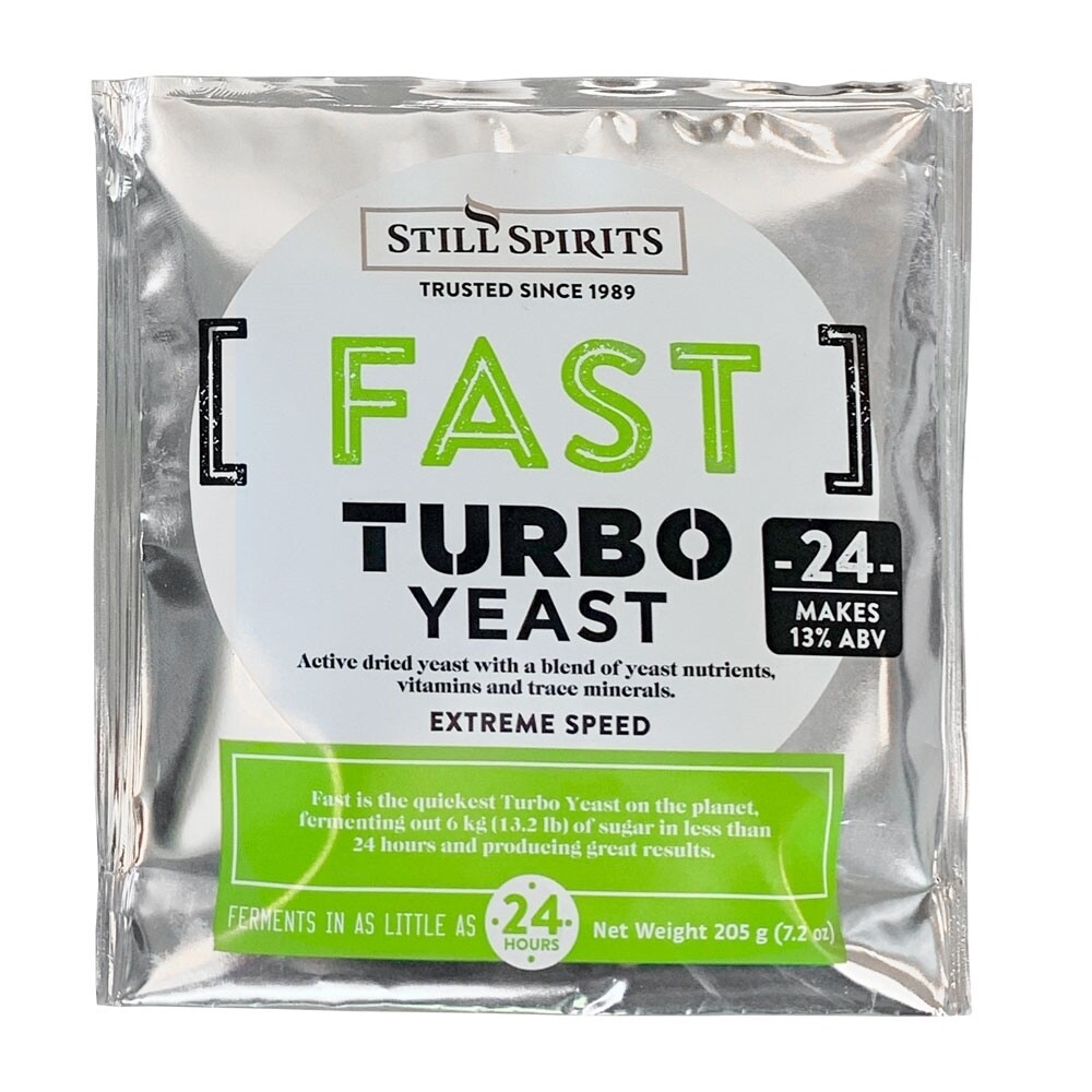 Still Spirits Turbo Yeast Fast (24 hour), 205g [BEST BEFORE 2026.02]