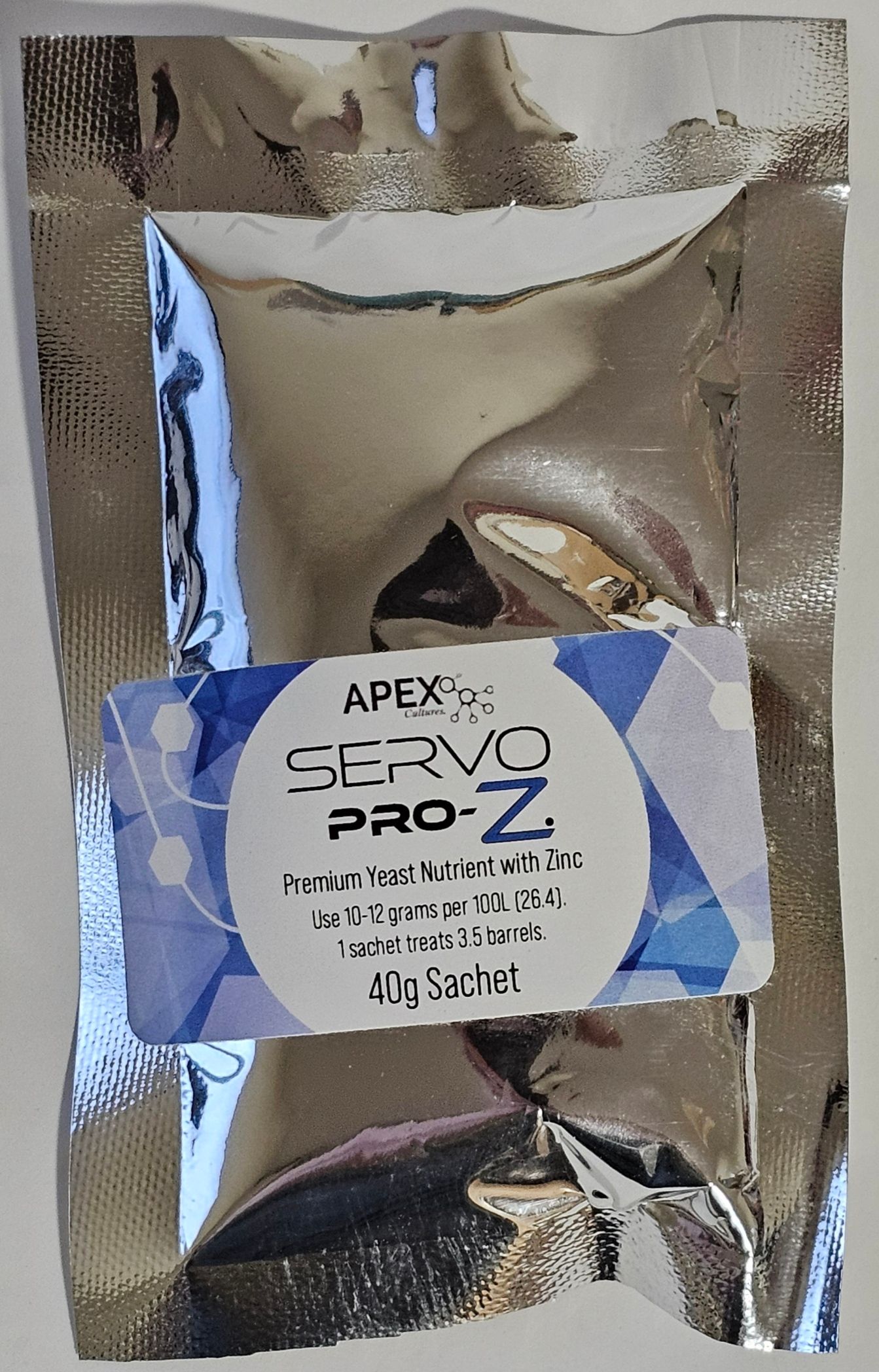 Apex Cultures Servo Pro-Z Yeast Nutrient with Zinc, 40g