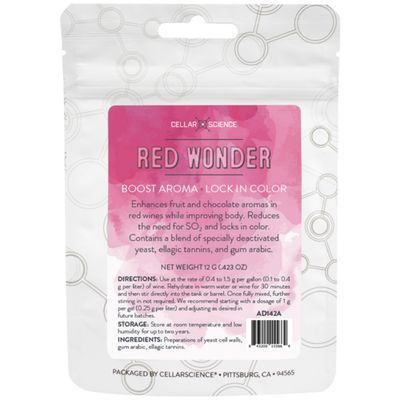 CellarScience Red Wonder | Boost Aroma | Lock In Color, 12g